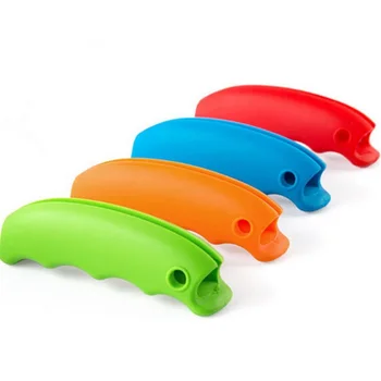 

Candy colors release stress Non-slip function Extractor Bag handle clips Kitchenware Food device Shopping effort Silica gel