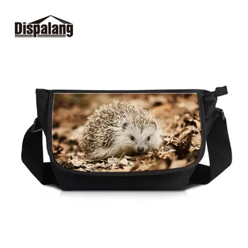 

Dispalang Cute Hedgehog Patterns on Satchels for Teenagers Very Good Quality Printing Girl's Messenger Bags Below 20L Capacity
