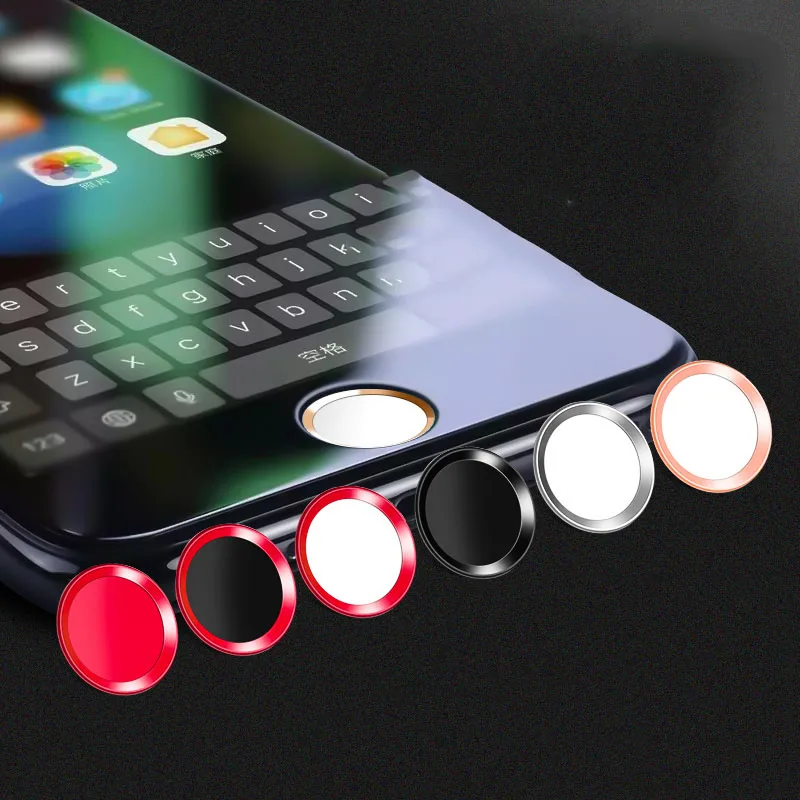 

For iPhone Home Button Sticker 8 7 6 6s Plus SE 5s Fingerprint Identification Pegatinas Universal Touch ID for iPad Air 2 3 4