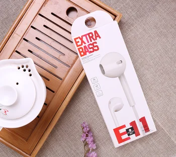 

E11 3.5mm With Mic Stereo Earphones For More Earbuds Headphones Headset For IPhone Samsung Earbuds Headphones Headset