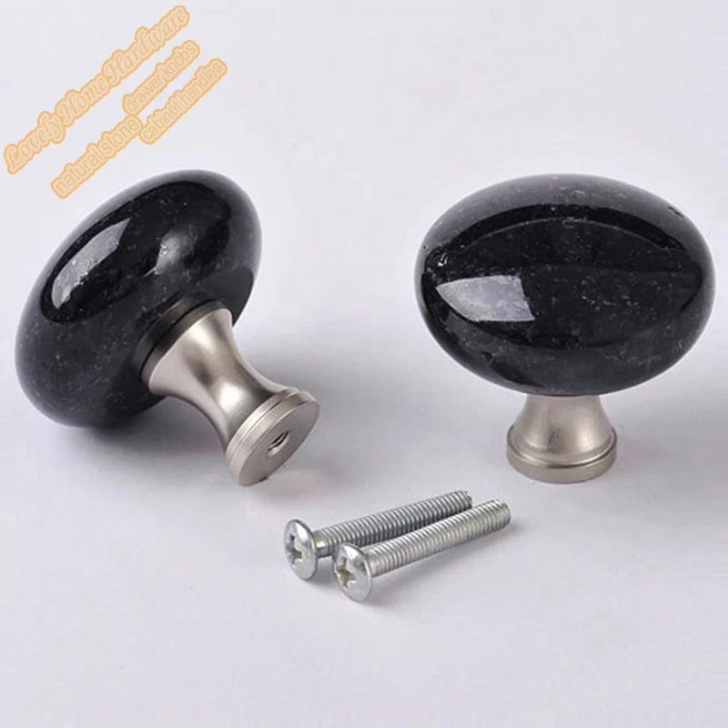 40mm Drawer Knob Big,5pcs Stone Cupboard Knobs,Unique Hardware