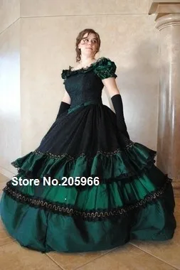 Викторианский гражданская война, бальное платье, Рождество на заказ, цвета на ваш выбор/винтажное платье, бальное платье