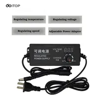 AC/DC 3-12V 5A 60W Регулируемый адаптер питания регулируемый регулятор скорости питания дисплей напряжения для Светодиодный монитор офисное цифровое устройство