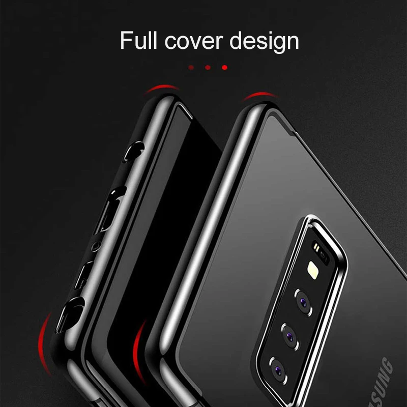 Чехол для телефона KEYSION Samsung Galaxy S10 Plus S10e S9 прозрачный силиконовый чехол бампер из