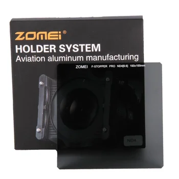 

ZOMEI 4*4in Glass Square ND4 Filter 2 stops Neutral Density Filter For Cokin Z