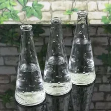 Прозрачная стеклянная ваза с деревянная крышка бутылки резка Ваза Цветочная композиция предмет интерьера, украшение цветочные вазы террариум