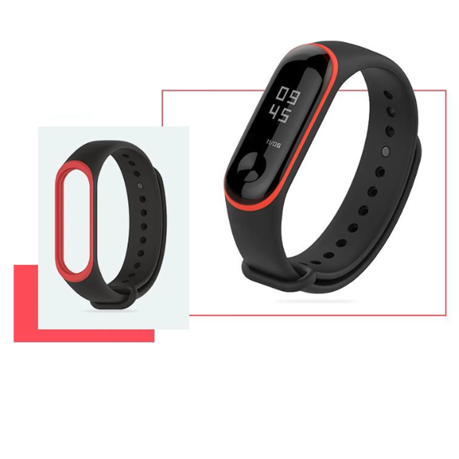 Сменный ремешок Gosear из термопластичного эластомера для Xiaomi Xiami Xiao Mi Band 3 4 Miband Band3