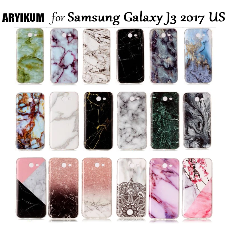 For Samsung Galaxy J3 17 Case Cover Soft Silicone Marble Phone Cases For Coque Samsung J3 17 Case J3 Prime J3 Emerge Etui Marble Phone Case Phone Casescase For Aliexpress