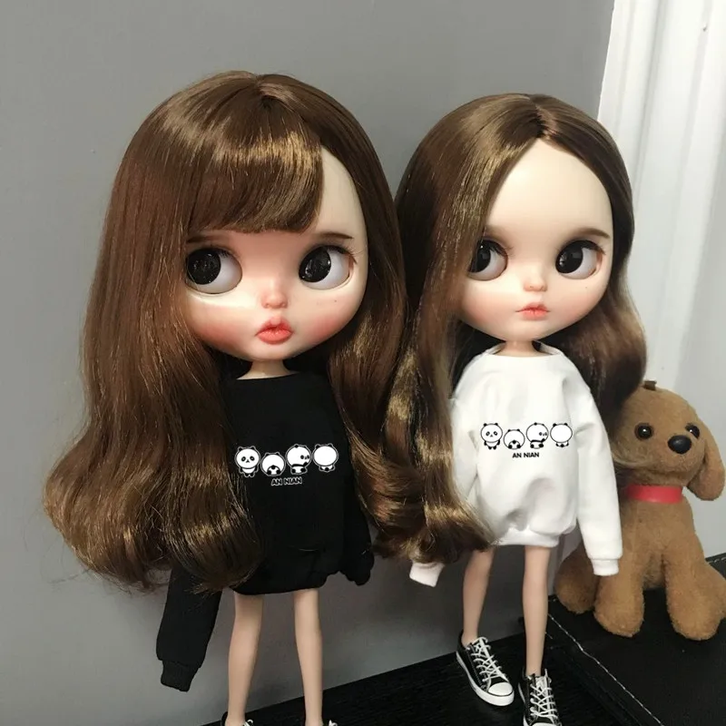 Новая одежда blyth doll 30 см Повседневная Милая толстовка с пандами одежда для Blyth pullip 1/6 модные кукольные аксессуары для Барби