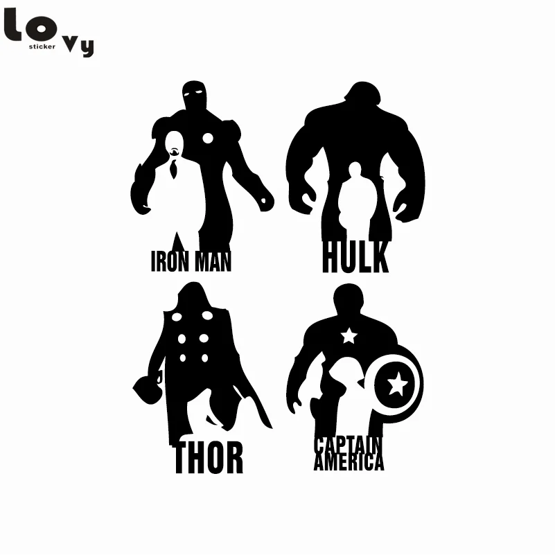 مجموعة من 4 سوبر بطل المنتقمون الجدار ملصق بنين نوم صائق الحائط ديكور مجموعة من 4 سوبر بطل المنتقمون الجدار ملصق بنين نوم صائق الحائط ديكور