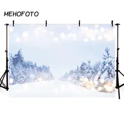 MEHOFOTO зима снег лес декорации фонов вечерние Детские боке фотографии фоны фонов для студийной фотографии