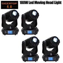 4 упак. к. 180 Вт светодио дный Moving Head пятно приспособление цвет ful сканнер-прожектор bсветодио дный lizzard освещение светодиодный экран 17 DMX каналы