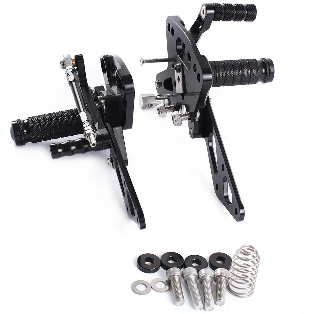 Для Kawasaki Z1000 Z 1000 NON-ABS 2012-2010 ЧПУ Алюминиевый Мотоцикл Регулируемые Rearsets задние наборы подножки педали для ног