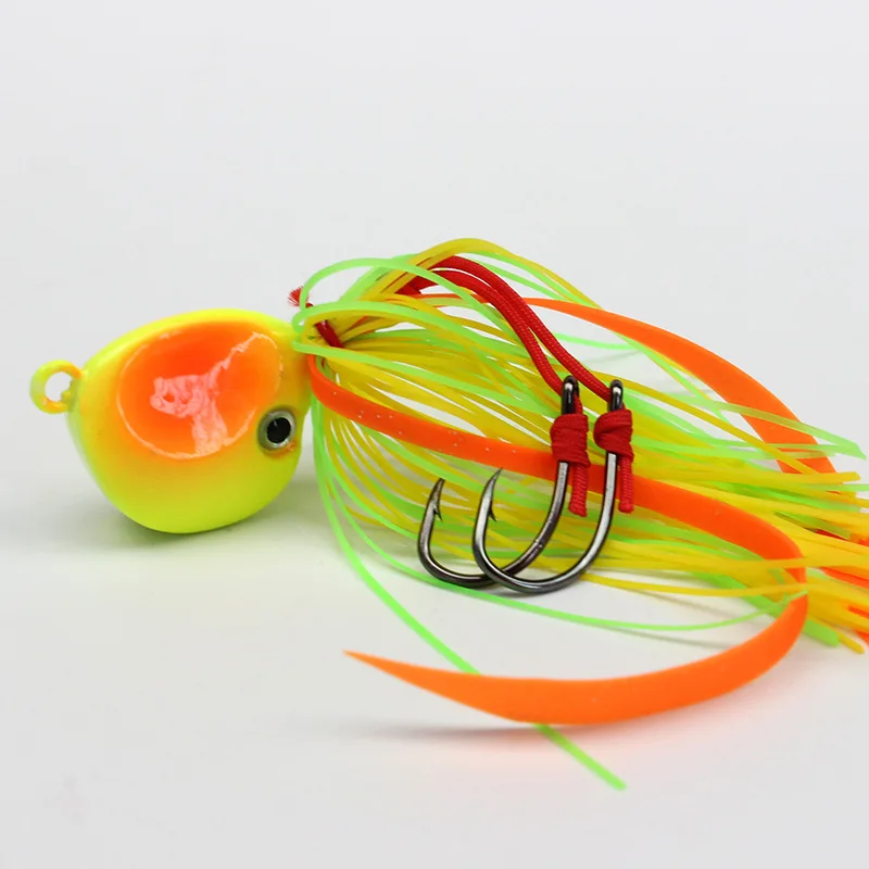 

4PCS 40g Fishing lead Jig head bait hook Deep Sea Boat Fishing jigging Lure Pesca Peche Artificial Bait