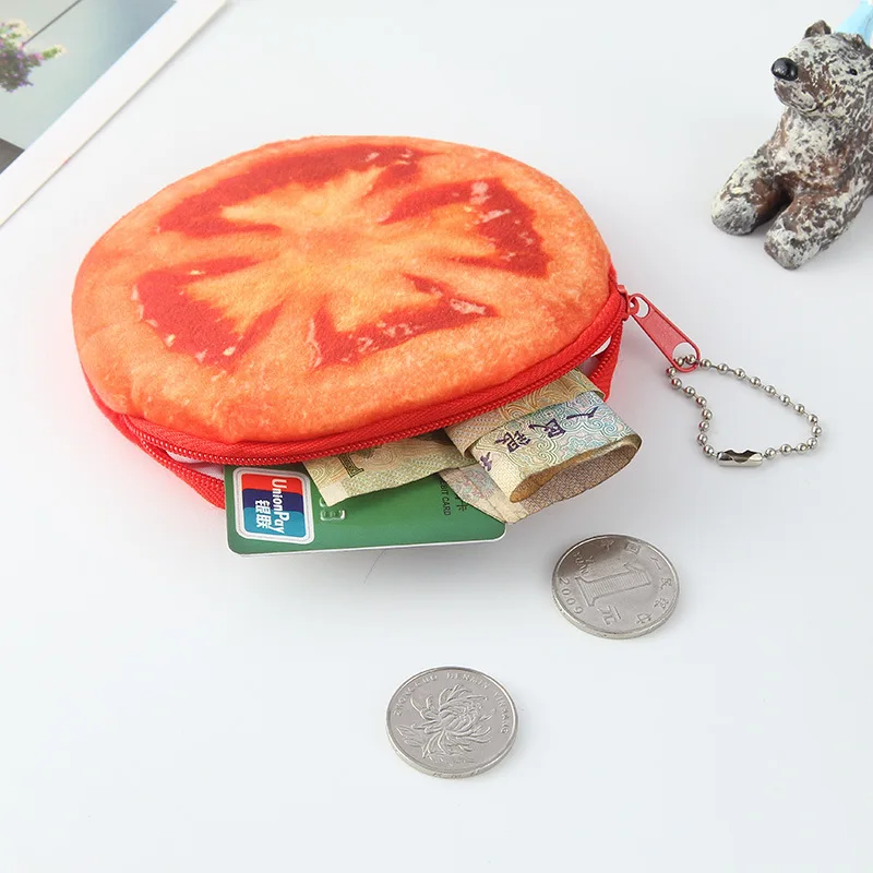 SLPF Plush Wallet 3D Cartoon Cute Fruit Plush Coin Purse Coin Key Bag Lady Hand Take 1 SLPF Plush Wallet 3D Cartoon Cute Fruit Plush Coin Purse Coin Key Bag Lady Hand Take 2