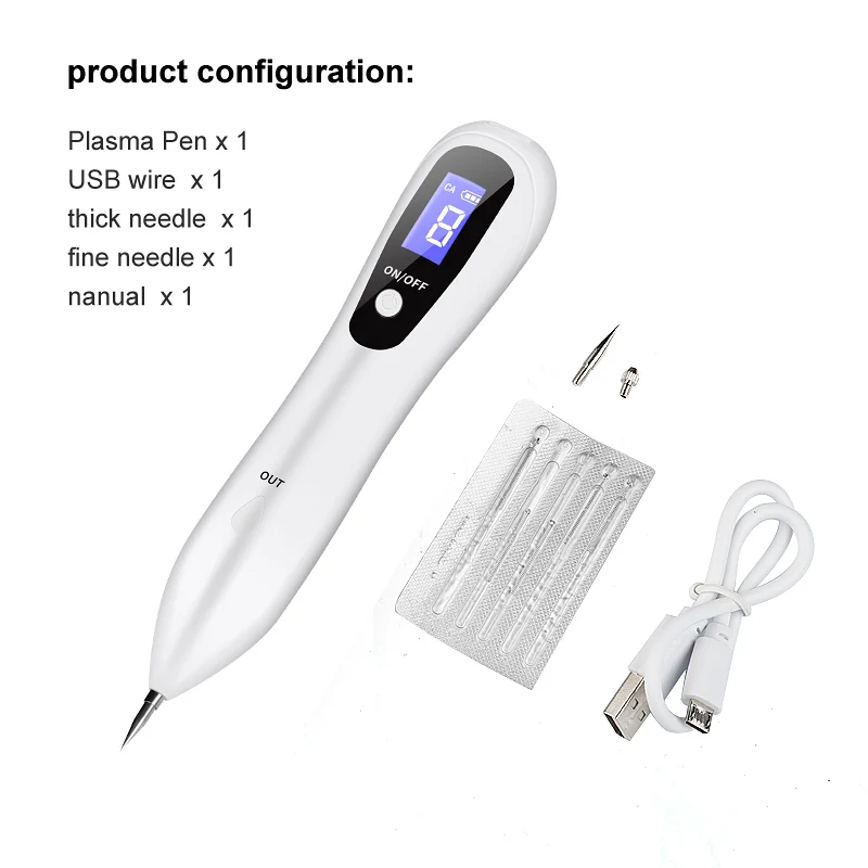 8 level LCD Laser Plasma Pen Remove tattoo/Mole Removal Face skin tag removal Freckle/Wart Dark Spot remover skin care machine 2