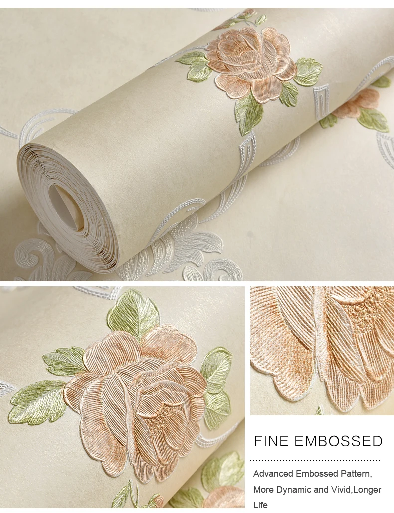 ورق حائط بتصميم دمشقي أوروبي ريفي غير wovnen رول ورق حائط زهري ثلاثي الأبعاد لجدران غرفة المعيشة وغرفة النوم damask wallpaper designer wallpaperwallpaper design aliexpress