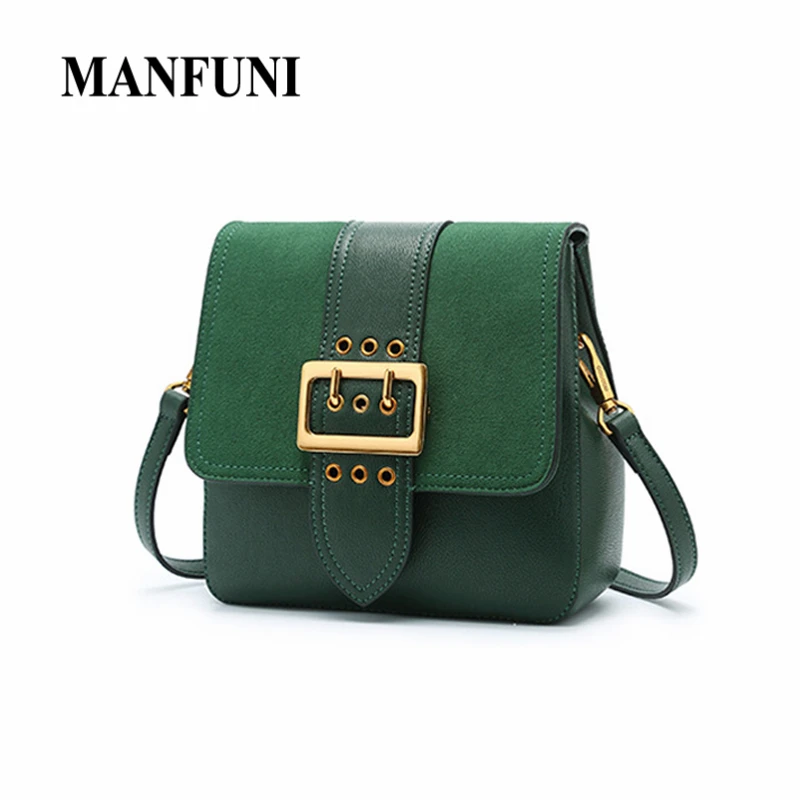 

Women Messenger Bags High Quality Cross Body Bag Green Vintage Fashion Pu Leather Shouder Bags For Women Bags Handbags Ladies