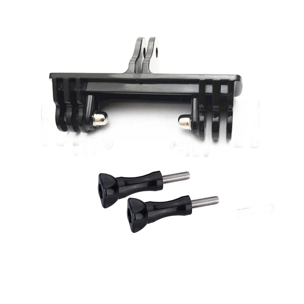 Double Dual Bracket Tripod Holder Professional Sport Camera Handle with Screw Mount Adapter for Gopro Hero 6543 Xiaoyi sj4000 (5)