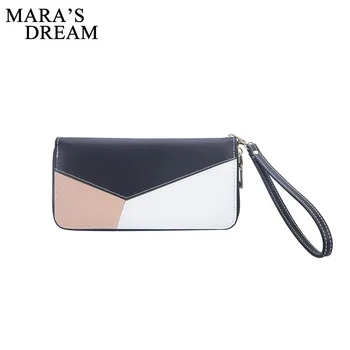 

Mara's Dream 2020 Purse PU Leather Girl Card Organizer Wristlet Zipper Coin Pocket Big Capacity Long Soft Surface Women Wallets