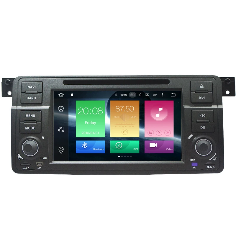 Excellent Android 8.0 Car DVD GPS Player For BMW E46 M3 Octa 8 Core PX5 4G RAM 32G ROM Radio BT Mirror Link DAB+ Wifi MAP IPS 1024*600 12