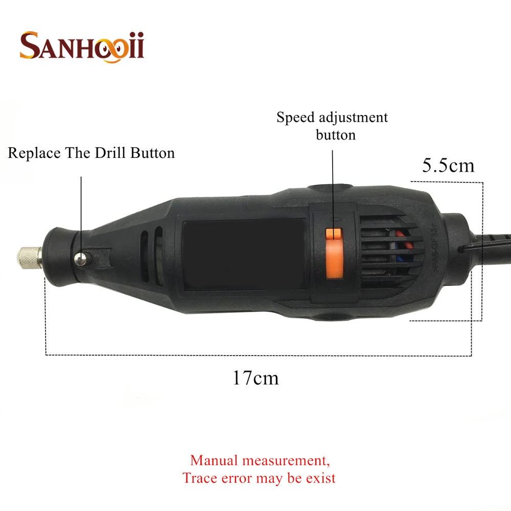 Мощный мини Driill Электрический Роторный инструмент и аксессуары для Dremel 10000-37000R/мин шлифовальные электроинструменты