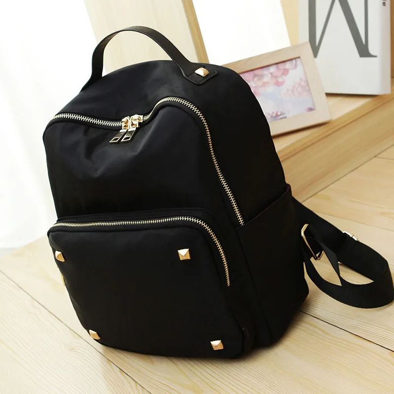 Newest Designer Feminine Backpacks High Quality Nylon Travel Casual