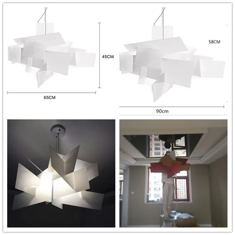 Современные подвесные светильники Foscarini Big Bang, Подвесная лампа, белые акриловые лампы, лампа для столовой, современный светодиодный светильник