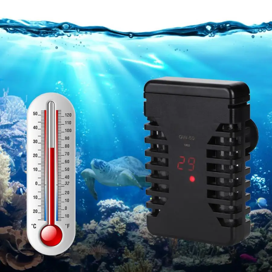 50 Вт/100 Вт аквариум нагревательный стержень термостат погружной аквариум автоматический термостат