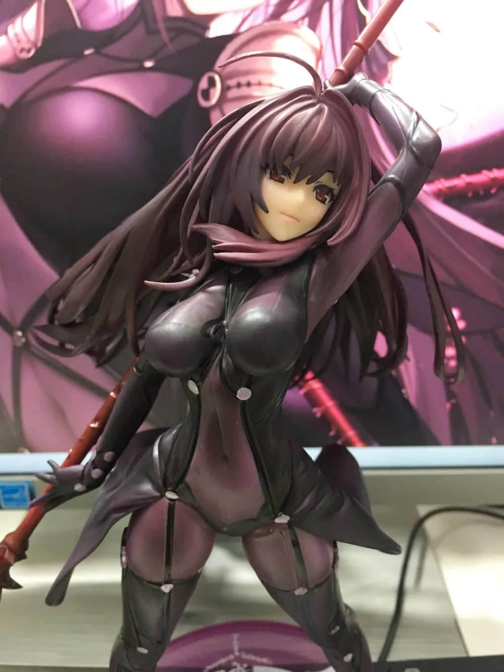 LANCER/SCATHACH Fate Grand для scarha мастер Рисунок 1/7 весы пре покрашеная рулонная фигурку модель игрушки куклы Рождественский подарок