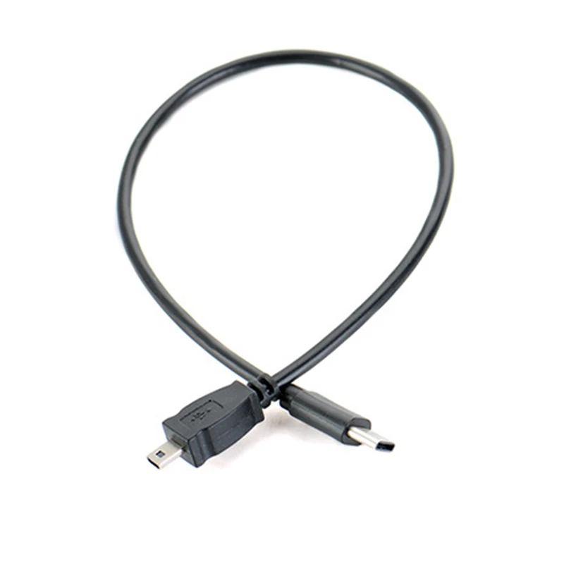 Кабель преобразователь для камеры ult best с USB Type C папа на Mini 8 Pin 2 0 кабель OTG шнур 30 см