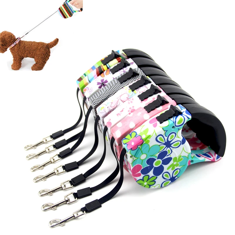 5 M Automatic Adjustable Leash For Pets Dog Leash Retractable Extending