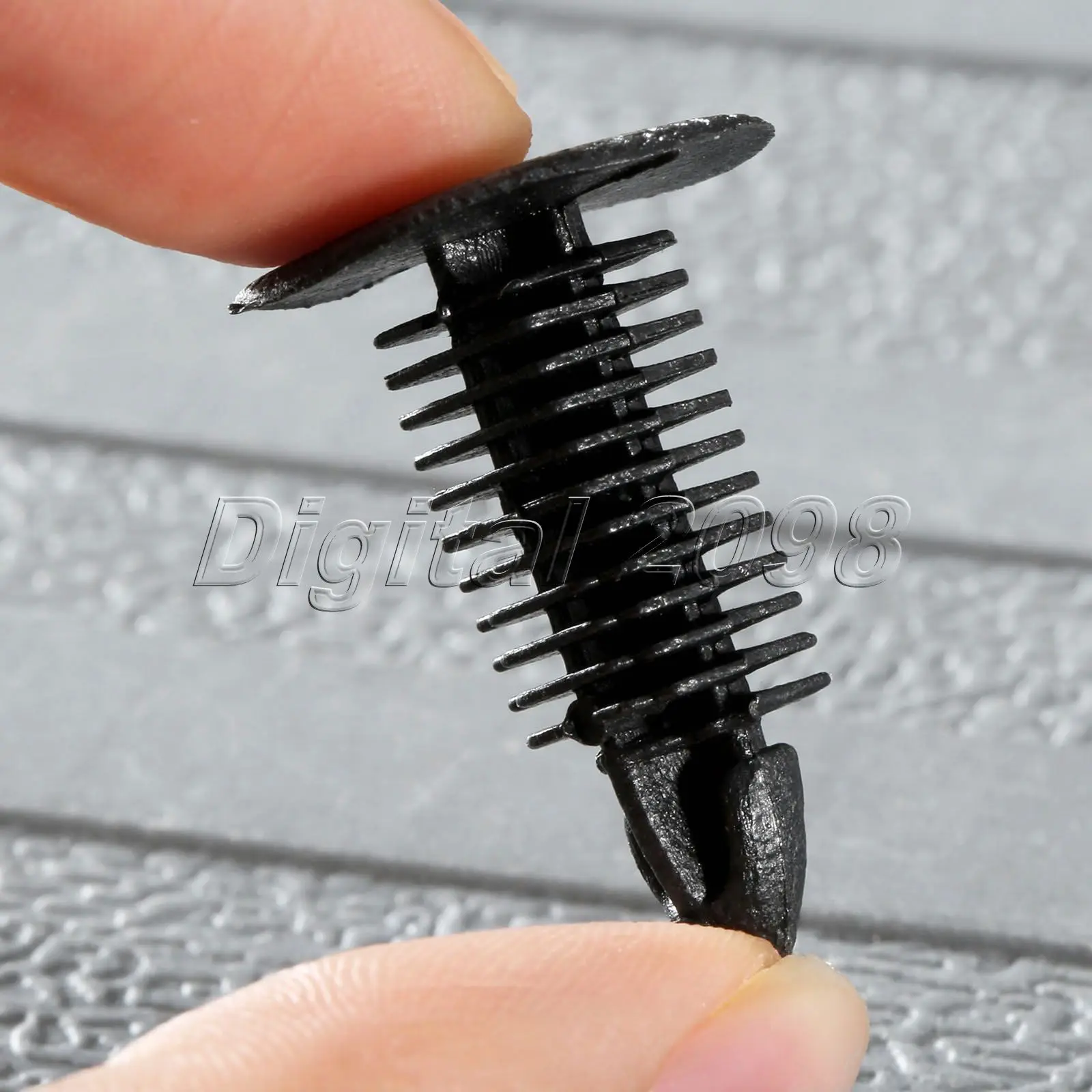 50 шт. пластиковые фиксаторы для бампера 8 мм|panel rivets|auto fastener plastic clipsauto |