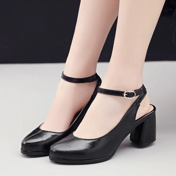 

Big Size 11 12 13 14 15 Ladies high heels women shoes woman pumps Shallow Rough heeled high heeled single shoes