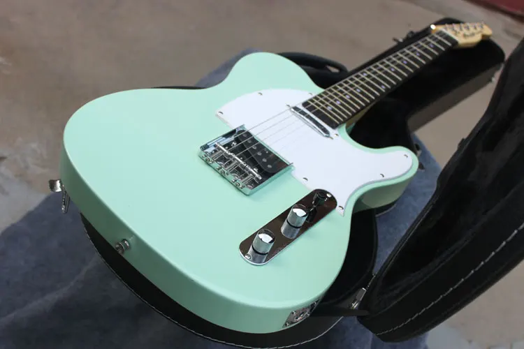 

Best Price HOT ! TL Guitar High Quality Duck Egg Green Tele Electric Guitar Ameican Standard Free Shipping