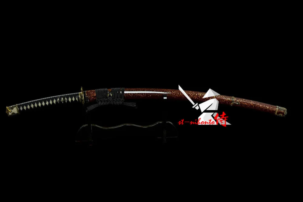 BATTLE READY CLAY TEMPERED SHIHOZUME BLADE JAPANESE TACHI KATANA RAZOR SHARP SWORD WITH CHOJI HAMON | Дом и сад