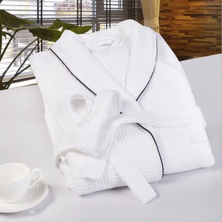 Women\'s Knee-Length Cotton Sleep Lounge Robes RBS-D RB35 1