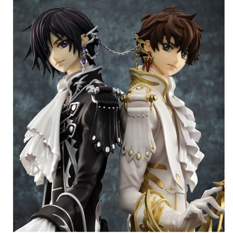 Аниме код GEASS Lelouch Rebel R2 зажим черный белый рыцарь Сузаку Seven ПВХ фигурка модель