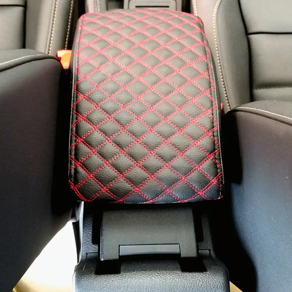 車アームレストコンソールパッドカバークッションサポートボックス Pu レザーアームレスト Mk2 用 16 17 18 アームレスト Aliexpress