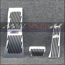 

Free shipping 3Pcs/Set Fuel Brake AT Foot Pedals Fit BMW X5 X6 E70 E71 Aluminum With sign