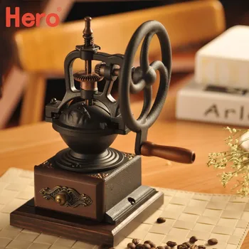 

Hero Hand Bean Mill Household Coffee Bean Mill Retro Hand Bean Mill Coffee Mill
