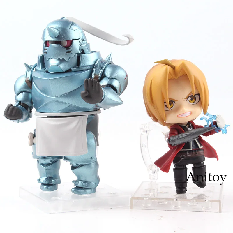 

Fullmetal Alchemist Anime Nendoroid 796 Alphonse Elric / Nendoroid 788 Edward Elric Figure PVC Good Smile Collectible Model Toy