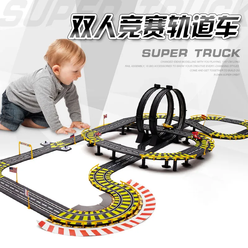 Высокоскоростной трек в масштабе 1:43 двухслойная спиральная игрушка на