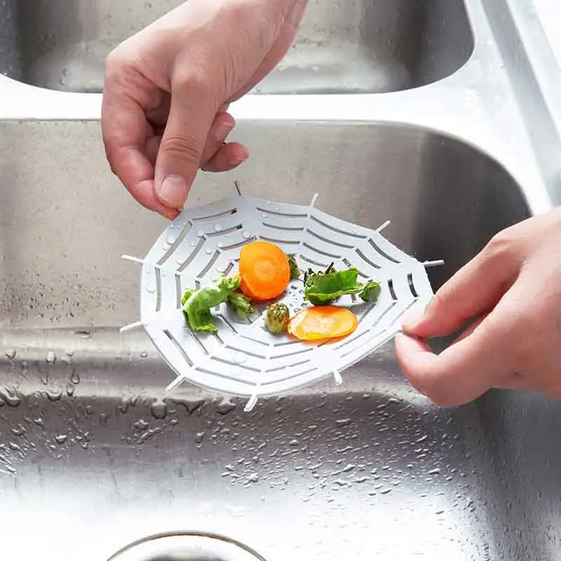 Creative Kitchen Sink Protector Shower Hair Filter Bathroom Kitchen Cocina Gadgets Accessories Sink Drainer Plug Modern