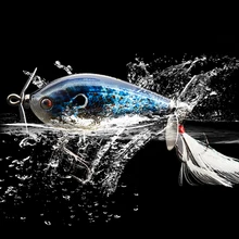 HuntHouse wobblers new fishing tackles 6cm 13g Arduous bait Topwaters lure prop crank bait noise and splash freshwater bass