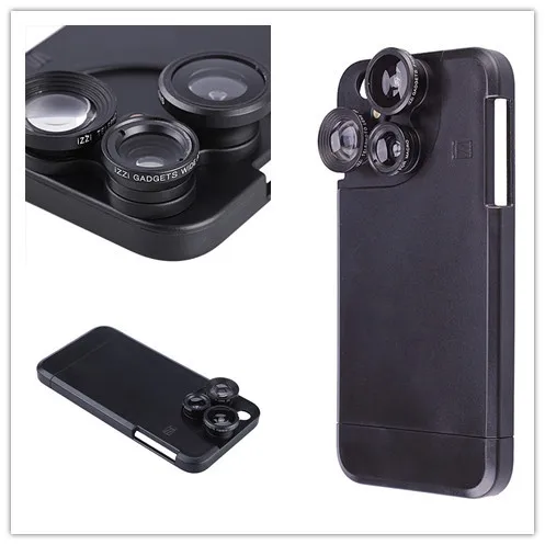 Photographer Photo Lover Touring Accessories Fish Eye Wide Angle Macro 4 In1 Camera Lens Phone Case