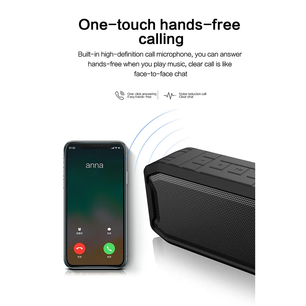 Портативная беспроводная уличная Bluetooth Колонка IPX7 водонепроницаемая 5 Вт с