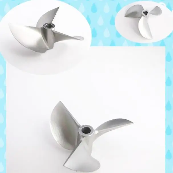 

Free Shipping 3 blade 6717 CNC Aluminium alloy Propeller for RC Racing O yacht TFL Gasoline boat 67mm