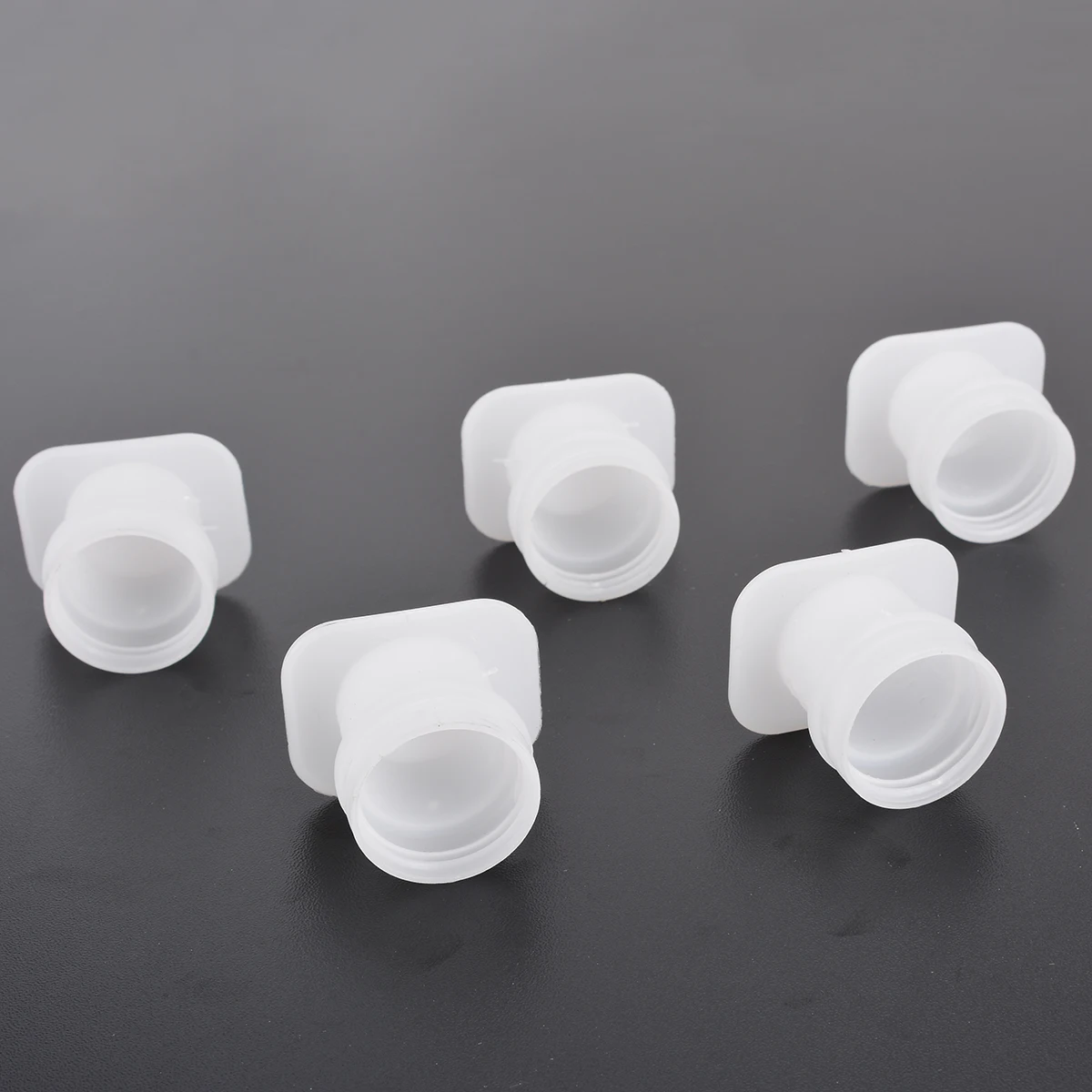 

5Pcs Bee Feeder White Bee Drinking Fountain Insect Queen Bee Water Feeder Beekeeping Equipment Mayitr