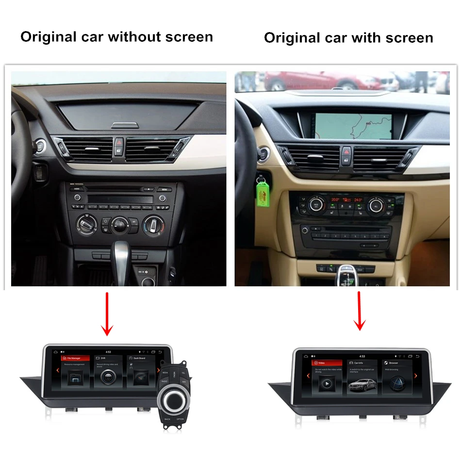 Perfect 10.25" IPS screen 2G+32G Android car DVD multimedia player for BMW X1 E84 2009-2015 with gps navigation WIFI BT Mirror Link 2